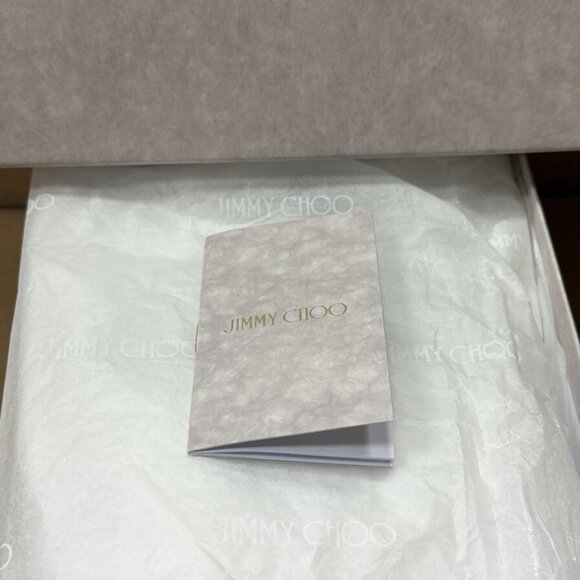 Jimmy Choo Leather Mule Slides Heeled - Picture 5 of 6